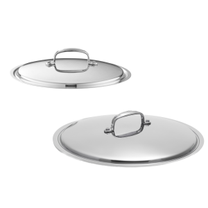 Polished 10.5" & 12" Fry Pan Lids