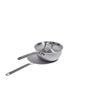Premium 2 Quart Saucier Pan with Lid – Ideal for Sauces, Risottos & More