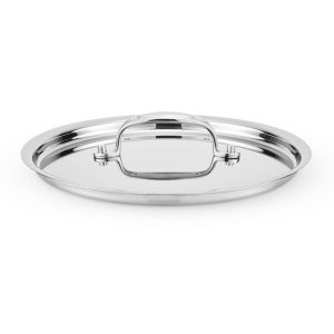 Premium Polished Small Lid - Universal Fit for 8-Inch Pans