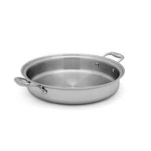 Professional-Grade 5-Quart Sauteuse – Multi-Use Sauté Pan for Perfect Searing & Braising